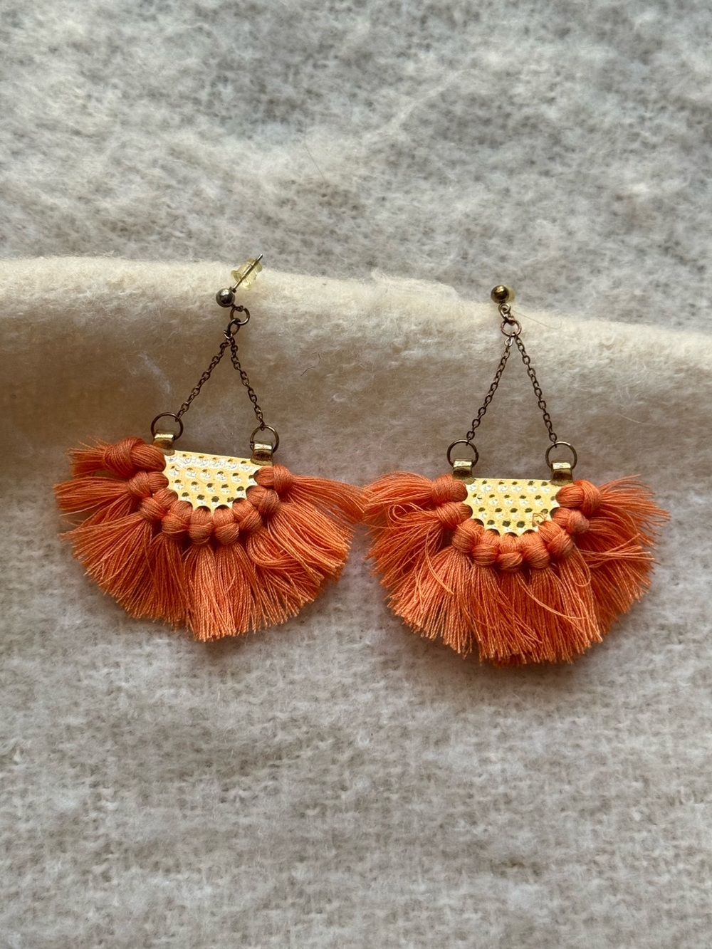 Ink + Alloy Bohemian Fringe Dangle Drop Earrings